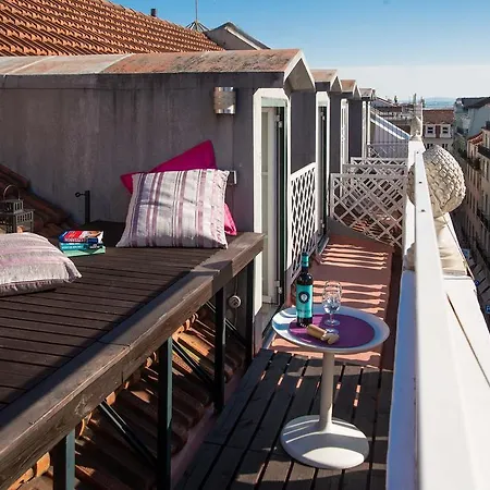 Апартаменты Flh Chiado Terrace Flat Лиссабон